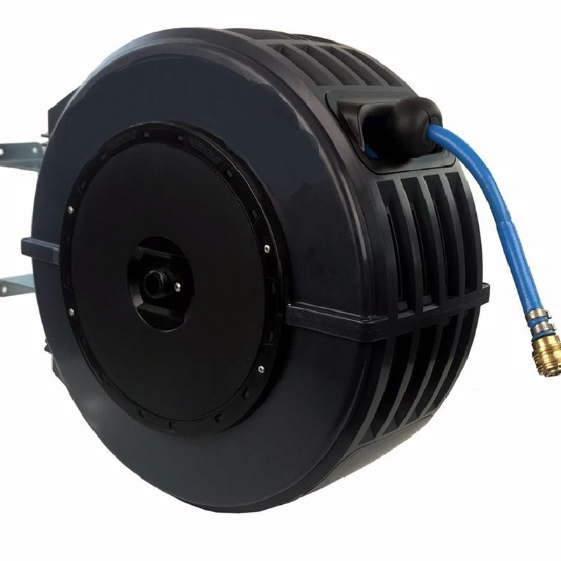 Enrouleur Automatique air comprime Longueur Tuyau 25m Diamètre intérieur  tuyau 3/8 '' - 10 mm